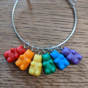 Rainbow Gummy Bears Scented Bracelet